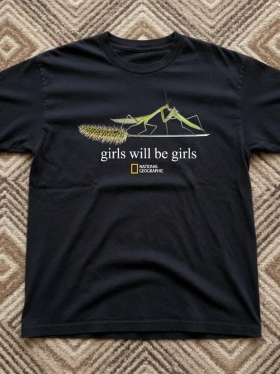 Gildan Tops - Girls Will Be Girls Insect T-shirt